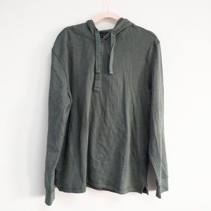 Jon Hooded Waffle Henley